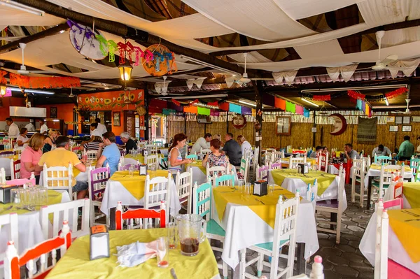 Oaxaca Mexico Nov 2016 Tables Restaurant Choza Del Chef Oaxaca — Stock Photo, Image