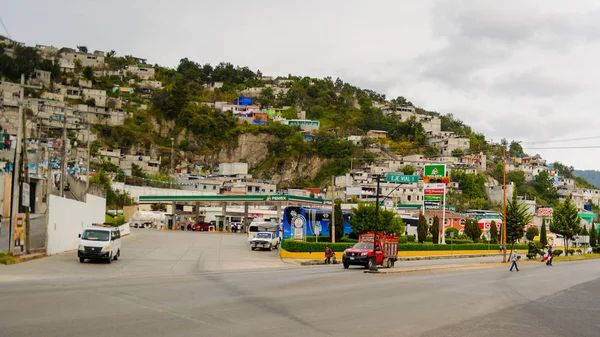 San Cristobal Las Casas Mexico Nov 2016 Estação Gazolina Pemex — Fotografia de Stock