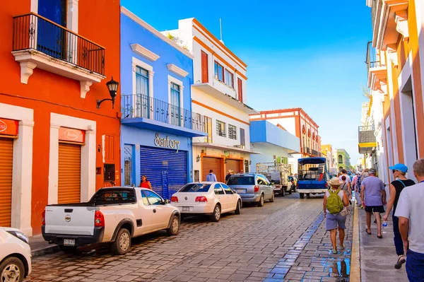 Palenque México Nov 2016 Colorida Arquitectura Palenque México Ciudad Más — Foto de Stock