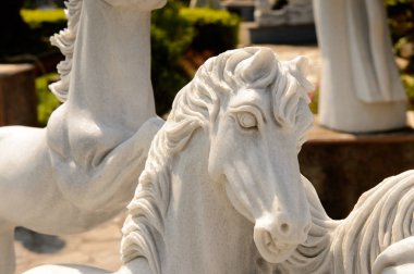 Ngu Hanh Son Village, Danang, Vietnam - 23 Eylül 2014: Turistler için satmak için el yapımı taş heykel. Köy değerli bir taş madenin yakınında bu heykelyapılmış