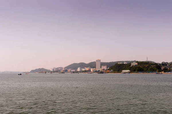 Long City Wietnam Września 2014 Port Mieście Halong Gdzie Wiele — Zdjęcie stockowe