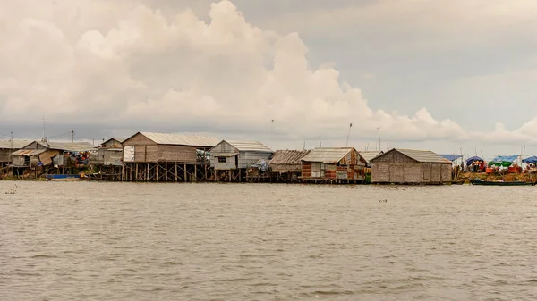 Tonle Sap Combodia Září 2014 Jezero Tonle Sap Největší Sladkovodní — Stock fotografie