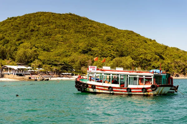 Nha Trang Vietnam Sep 2014 Boot Zeilen Zuid Chinese Zee — Stockfoto