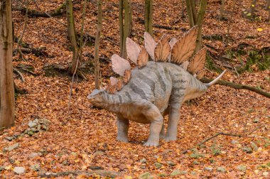 Bratislava, Slovakya - 18 Ekim 2015: Bratislava Dinopark, Slovakya. Bir f Bratislava, Slovakya popüler attections.