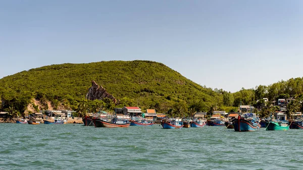 Нячанг Єтнам Вересня 2014 Човен Сайо Південному Китайському Морі Єтнам — стокове фото