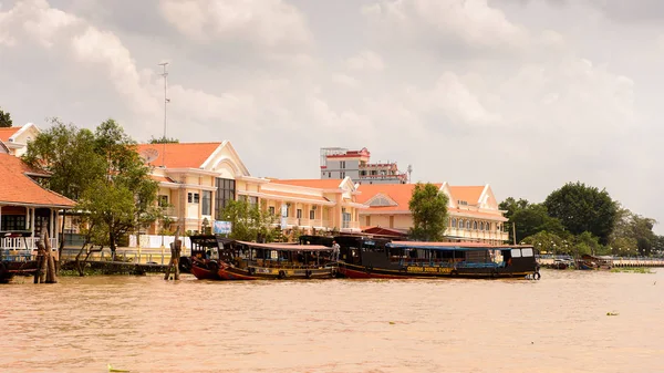 Tien Giang Vietnam Octubre 2014 Río Mekong Sur Vietnam Mekong —  Fotos de Stock