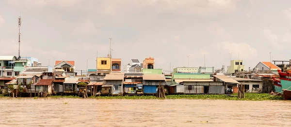 Tien Giang Vietnam Octubre 2014 Costa Del Río Mekong Sur — Foto de Stock
