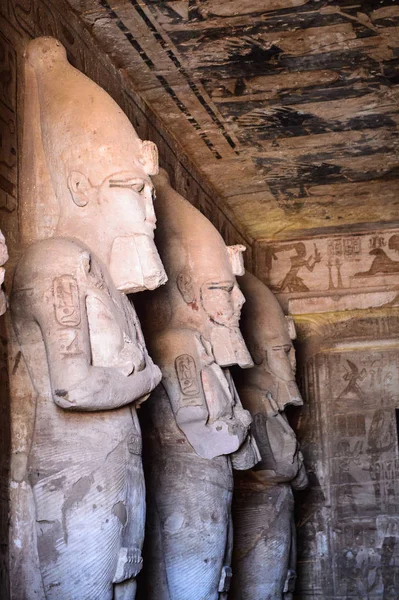 Αμπού Σιμπέλ Αίγυπτος Δεκεμβρίου 2014 Εσωτερικό Του Μεγάλο Ναό Του — Φωτογραφία Αρχείου