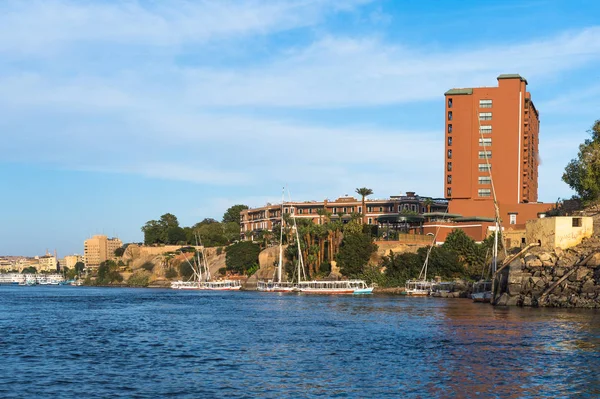 Aswan Egypt Dec 2014 Arkitektur Aswan Stad Egypten Aswan Upptagen — Stockfoto