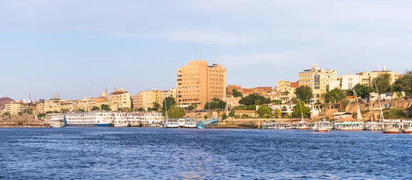 Aswan Egypte Dec 2014 Het Platform Van Aswan Stad Egypte — Stockfoto