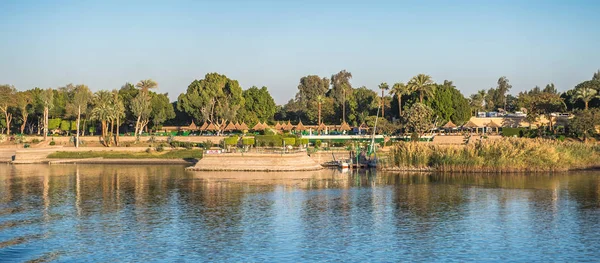 Luxor Egitto Nov 2014 Litorale Del Fiume Nile Vicino Luxor — Foto Stock