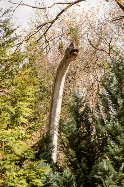 Bratislava Eslovaquia Octubre 2015 Brachiosaurus Dinopark Bratislava Eslovaquia Uno Los — Foto de Stock