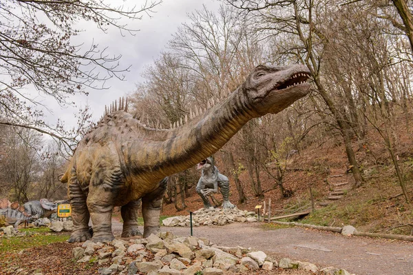 Μπρατισλάβα Σλοβακία Οκτ 2015 Dinopark Στη Μπρατισλάβα Σλοβακία Μία Από — Φωτογραφία Αρχείου