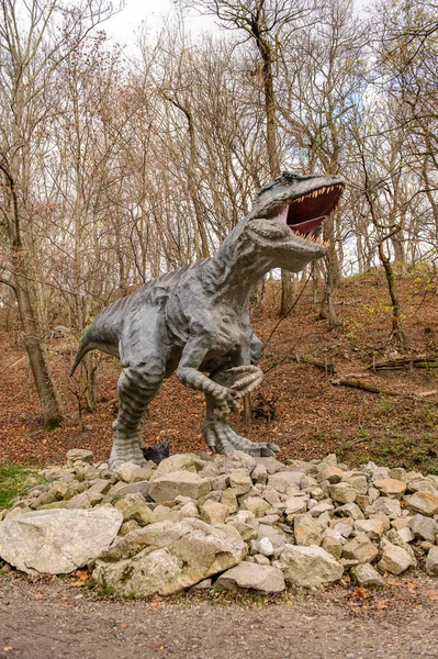 Bratislava Slovensko Října 2015 Gigantosaurus Dinoparku Bratislavě Slovensko Jedna Populárních — Stock fotografie