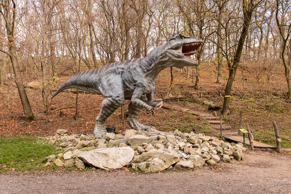 Bratislava Slovensko Října 2015 Gigantosaurus Dinoparku Bratislavě Slovensko Jedna Populárních — Stock fotografie