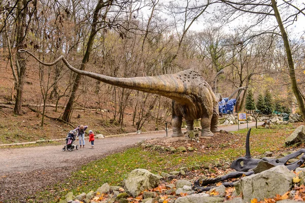 Bratislava Eslováquia Oct 2015 Dinopark Bratislava Eslováquia One Attections Populares — Fotografia de Stock