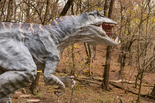 Pozsony Szlovákia Október 2015 Gigantosaurus Pozsonyban Szlovákiában Egy Népszerű Attections — Stock Fotó