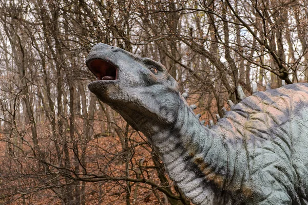 Bratislava Slovacchia Ottobre 2015 Sauropelta Dinopark Bratislava Slovacchia Una Delle — Foto Stock