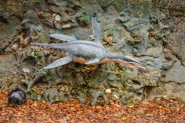 Bratysława Słowacja Paź 2015 Dolichorhynchops Dinopark Bratysławie Słowacja Jeden Popularne — Zdjęcie stockowe