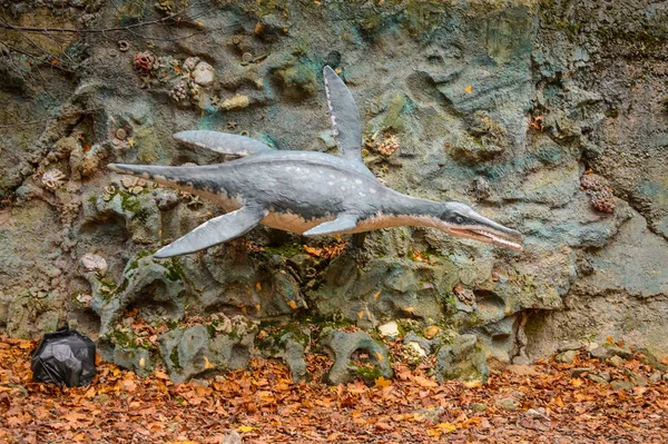 Bratislava Slovakien Oktober 2015 Dolichorhynchops Dinopark Bratislava Slovakien Populära Attections — Stockfoto