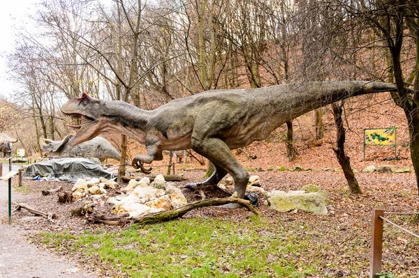 Μπρατισλάβα Σλοβακία Οκτ 2015 Dinopark Στη Μπρατισλάβα Σλοβακία Μία Από — Φωτογραφία Αρχείου