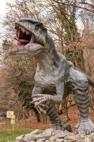 Pozsony Szlovákia Október 2015 Gigantosaurus Pozsonyban Szlovákiában Egy Népszerű Attections — Stock Fotó