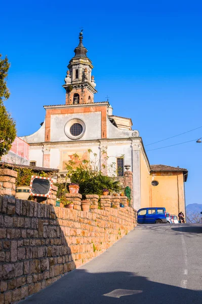 Carona Sviçre Aralık 2015 Carona Kilisesi Sviçre Nin Ticino Kantonundaki — Stok fotoğraf