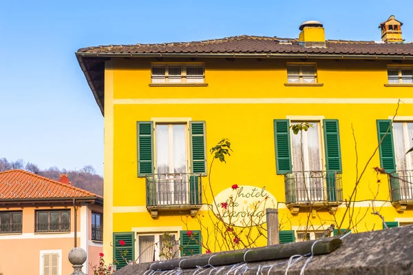 Carona Suiza Dic 2015 Casa Carona Antiguo Municipio Distrito Lugano —  Fotos de Stock