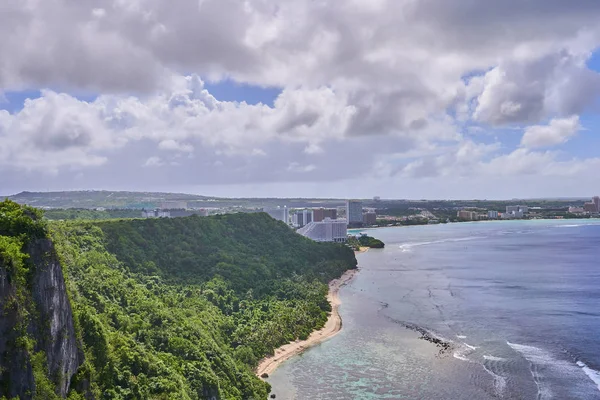 Weergave Van Lover Punt Klif Tumon Bay Vanaf Lover Punt — Stockfoto