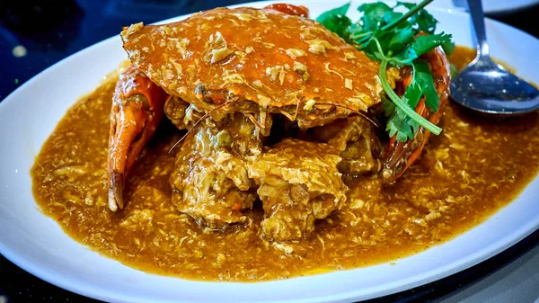 Famous Chilli Crab Singapore Restaurant Located Clarke Quay — Stock Photo, Image