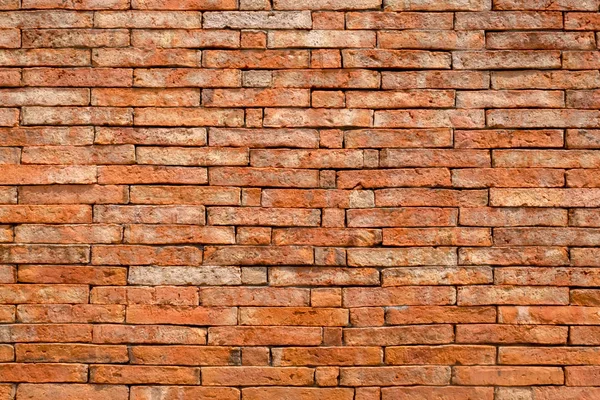 Orange old brick background and texture — Stock Photo, Image
