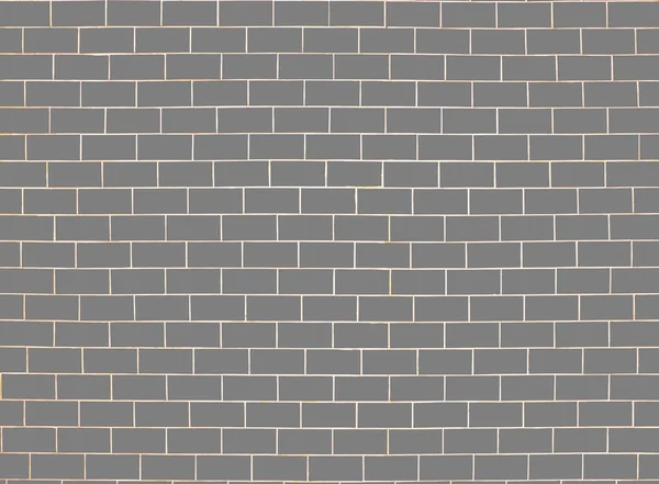 砖墙图案 灰色曲面背景 砌块和水泥结构 抽象砖瓦纹理 插图图案设计 — 图库照片