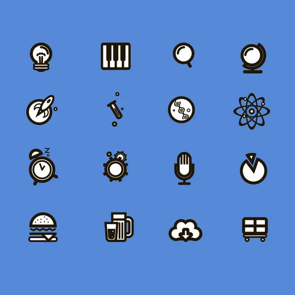 Neue Symbole Gesetzt Business Icons Simple Reihe Von Globus Bezogenen — Stockfoto