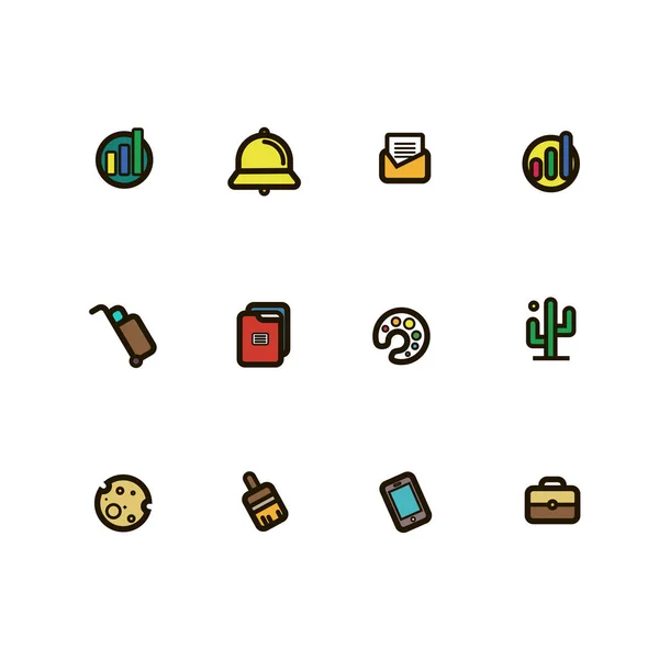 Conjunto Iconos Nuevos Conjunto Simple Iconos Línea Vectorial Relacionados Con — Foto de Stock