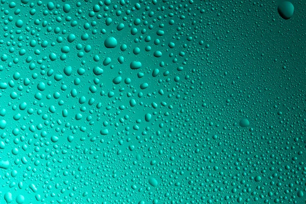 Close-up de gotas de água em vidro. Textura de fundo abstrata . — Fotografia de Stock