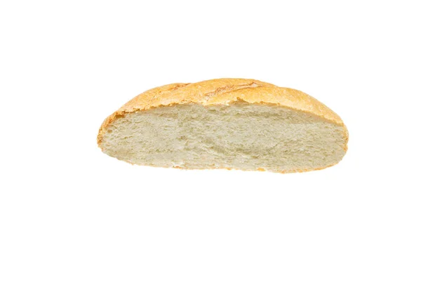 Pão de fatia isolado no fundo branco — Fotografia de Stock
