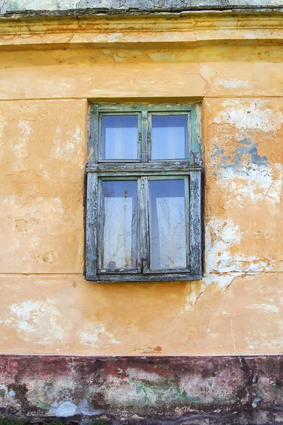 Window Wall Old House Dobrica Banat — Stock Photo, Image