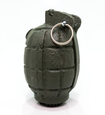 El bombası, üzerinde beyaz izole.