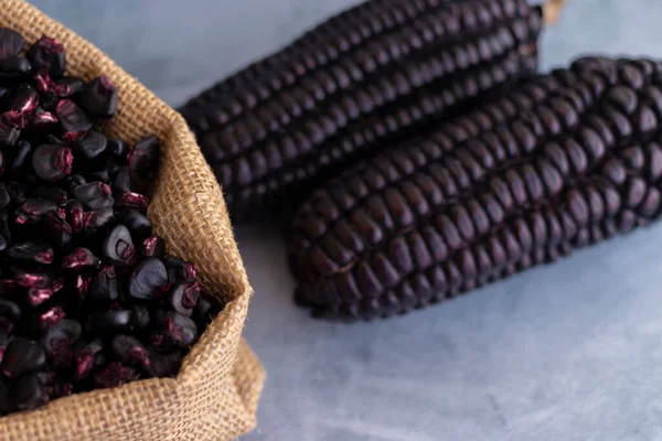 Peruvian Purple Corn, Which Is Mainly Used To Prepare Juice Or A Jelly-Like Dessert