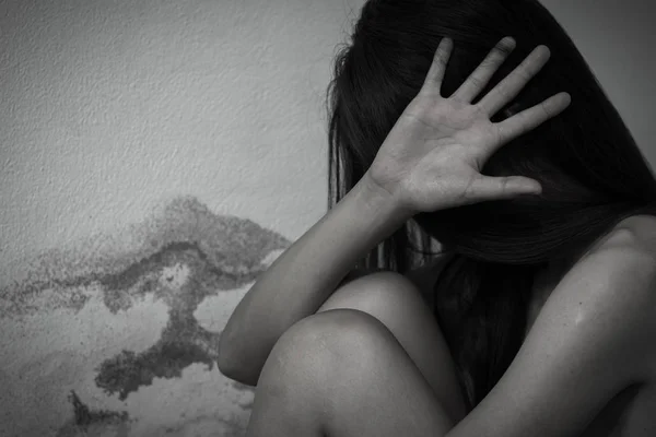 国际妇女节停止对妇女的性虐待 反贩运和制止对妇女的暴力行为 — 图库照片
