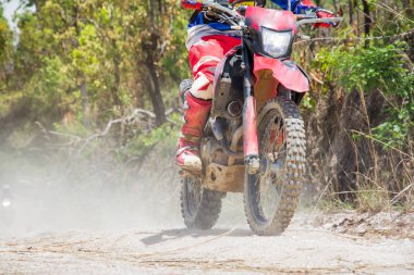 Enduro motor binici açık eylem, Enduro aşırı Motocross Mx binici.
