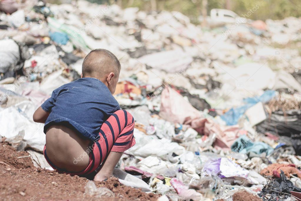 Children are forced to work on garbage collection, anti-trafficking concepts, and child labor.