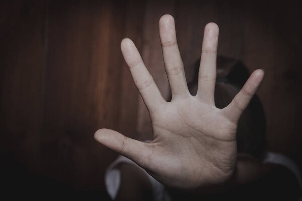 Woman bondage, Stop sexual abuse and violent acts against women, international women's day