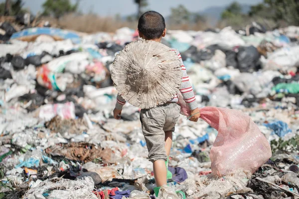 Kinderen Vinden Ongewenste Koop Recycleren Hen Stortplaatsen Het Leven Levensstijlen — Stockfoto