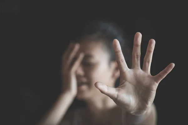 Geweld Tegen Vrouwen Kinderen Huiselijk Geweld Tegen Stop Geweld Tegen — Stockfoto