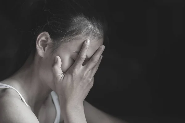 Acabar Com Violência Contra Mulheres Violência Doméstica Contra Uma Mulher — Fotografia de Stock