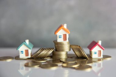 Bozuk para, ev, ipotek, tasarruf konularında küçük bir ev