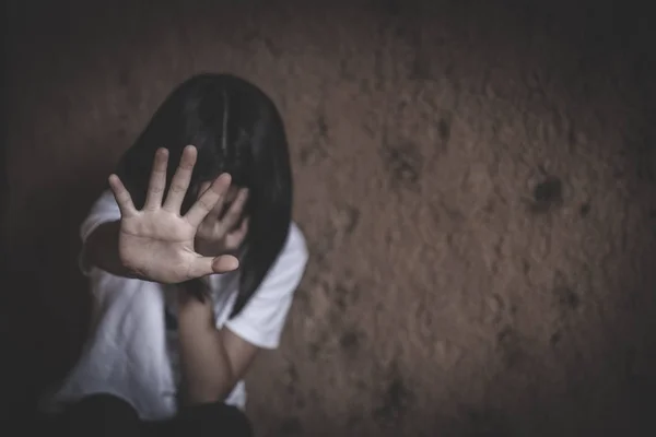 Stoppa sexuella trakasserier och våld mot kvinnor, våldtäkt och sexu — Stockfoto