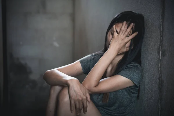 Fermare Violenza Contro Donne Abusi Sessuali Violenza Domestica Tratta Fermare — Foto Stock