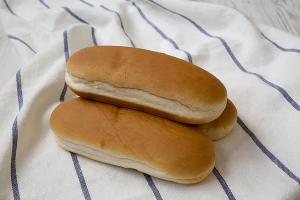 Hot Dog Buns Cloth Side View Close — Stock Photo, Image